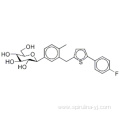 D-Glucitol, 1,5-anhydro-1-C-[3-[[5-(4-fluorophenyl)-2-thienyl]methyl]-4-methylphenyl]-,( 57187381,1S)- CAS 842133-18-0 